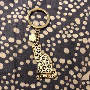 Kate Spade Leopard Keychain